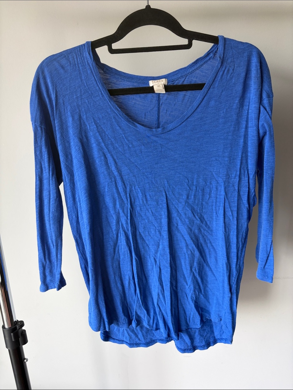 J. Crew Lightweight Blue Women's Scoop Neck Top